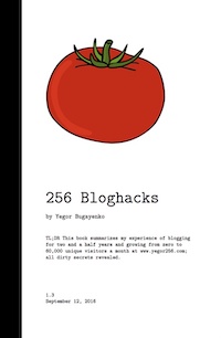 Book Cover of 256 Bloghacks