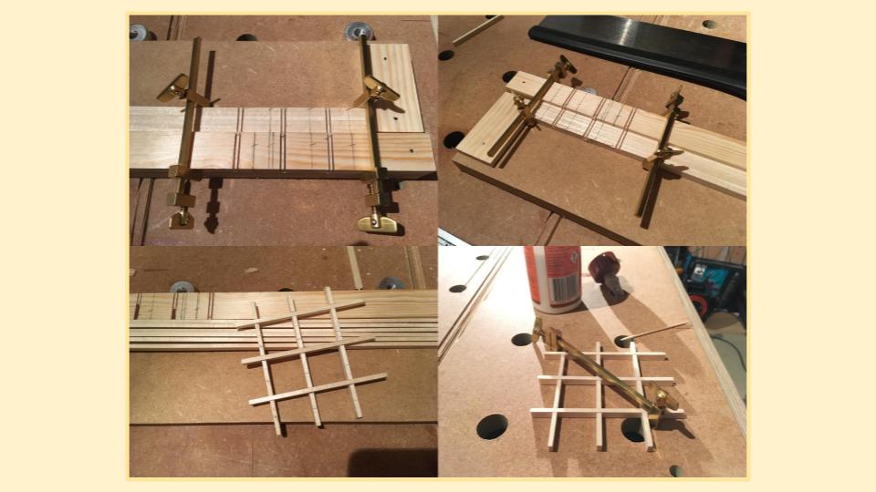 Making the Kumiko frame